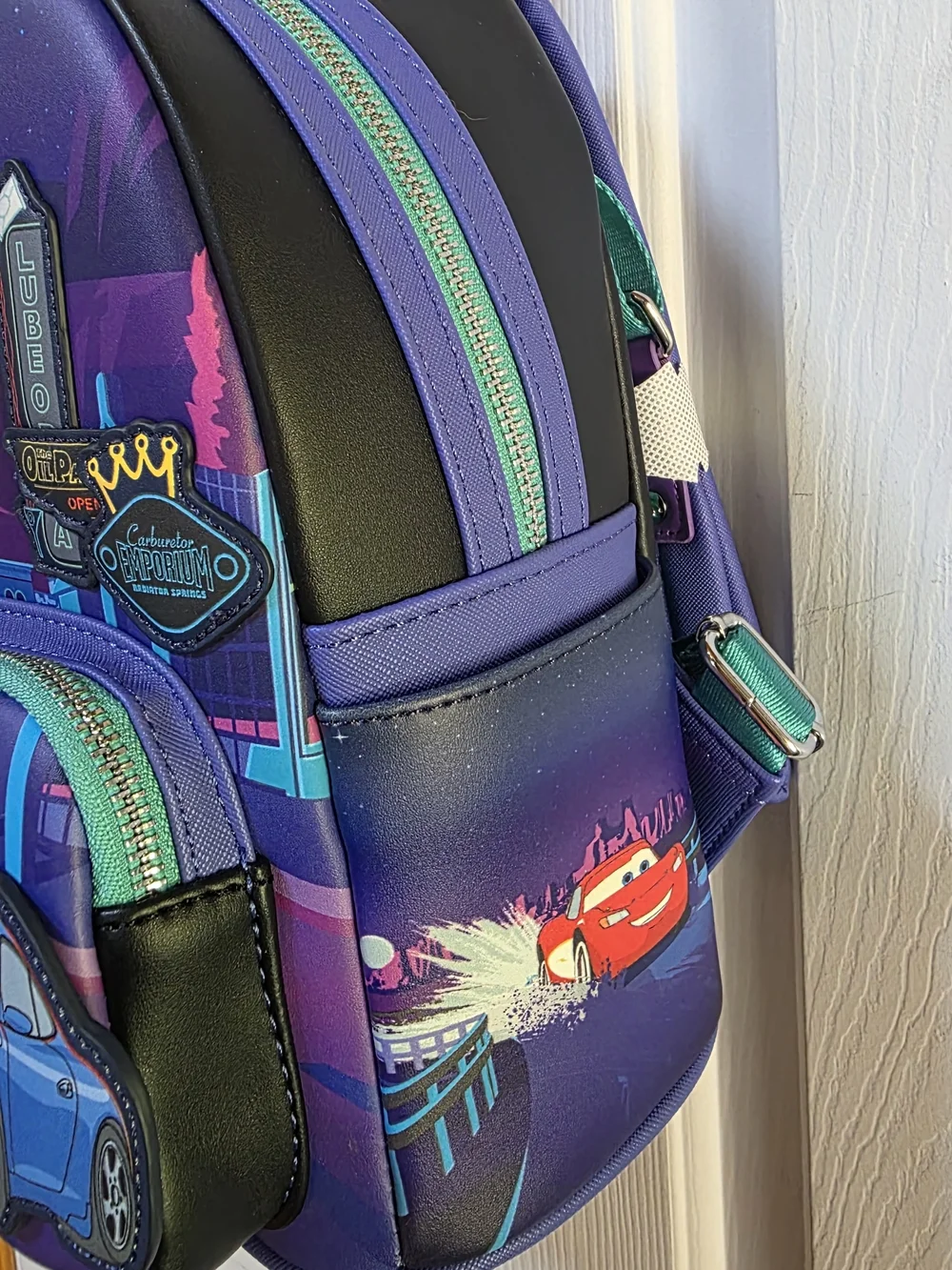 Loungefly Purple 'Cars' Kids Backpack